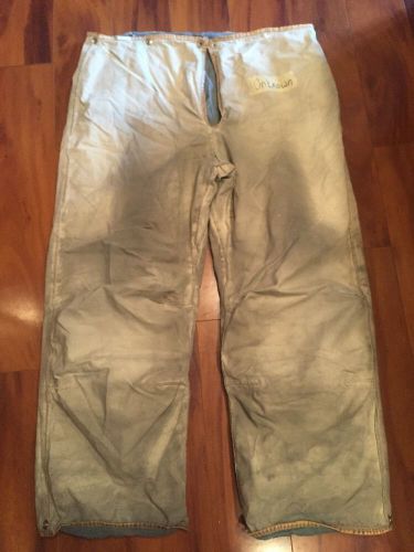 Firefighter Turnout Bunker Gear Pants Globe 38-W x 28-L 2000 Liner Only