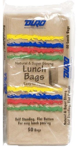 Duro Lunch Bag, Kraft Paper, 5 lb Capacity, 3-7/16&#034;x5-1/4&#034;x10-15/16&#034; 1200 ct,