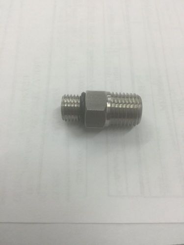 Ss-6401-04-04,  1/4 npt x 7/16-20 hex nipple for sale