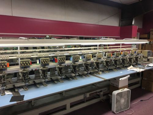 Commercial Embroidery Equipment - Barudan 12 Head