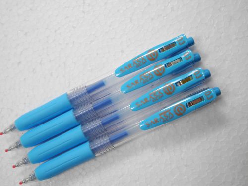 10pcs New Zebra Sarasa Clip 0.3mm roller ball  pen Light  Blue smooth(Japan)