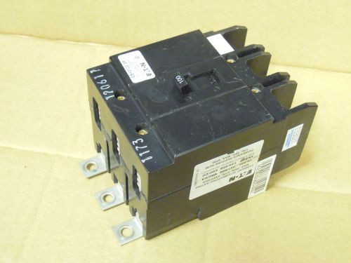 EATON GBH3100 circuit breaker 347/600V 3P 100A