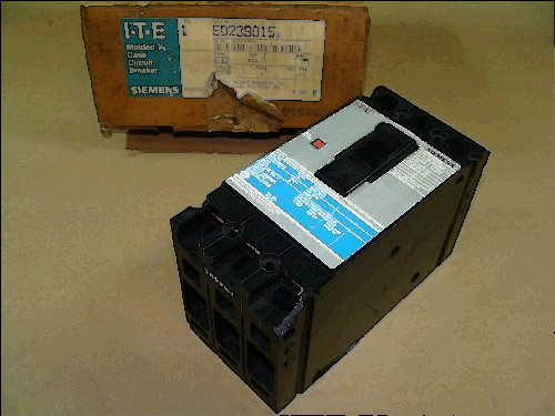 5 amp breaker for sale, New siemens ite type ed2 ed23b015 3 pole 15 a 240 vac circuit breaker chipped