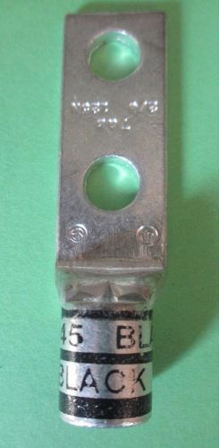 54210 thomas &amp; betts t&amp;b cu copper lug connector sb  black 45 for sale
