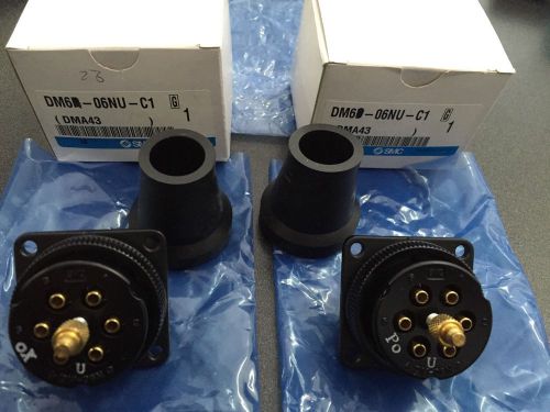 Lot of 2 SMC Multi-Connector Socket Model DM6-06NU-C1 &#034;New In Box&#034;