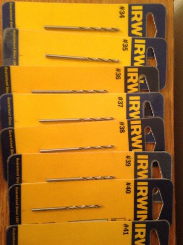 Irwin Drill Bit Set #34 To #60