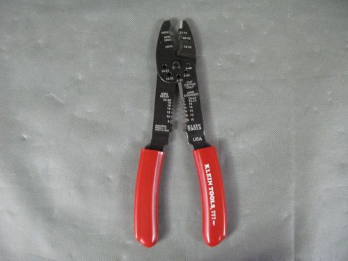 Klein tools multi-purpose electricians&#039;s tool - stripper, cutter - 8-22 awg for sale