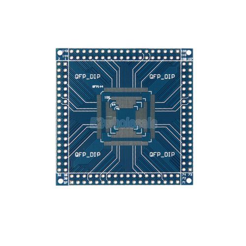 QFP 32/44/48/64/100/144pin 0.5mm to DIP Pinboard PCB Adapter Converter