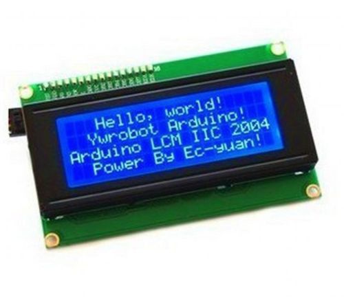 Blue serial iic/i2c/twi 2004 204 20x4 character lcd module display for arduino for sale