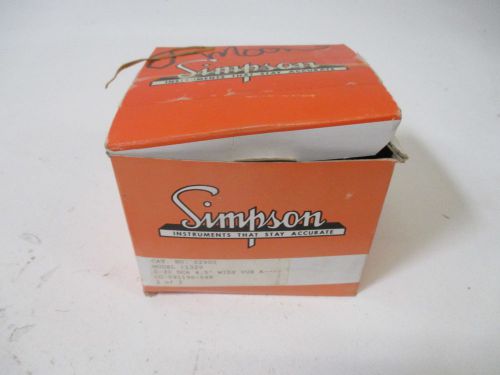 SIMPSON 02900 MODEL 11329 PANEL METER 0-30 DC AMPERES *NEW IN A BOX*