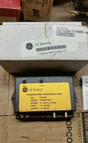NIB G.E. Pressure transmitter model T3007E015017