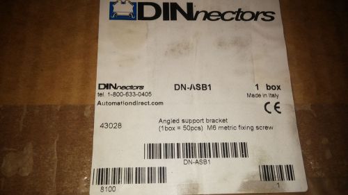 DINNECTORS DN-ASB1 NEW IN BOX LOT OF 34 PIECES ANGLED SUPPORT BRACKET #A73