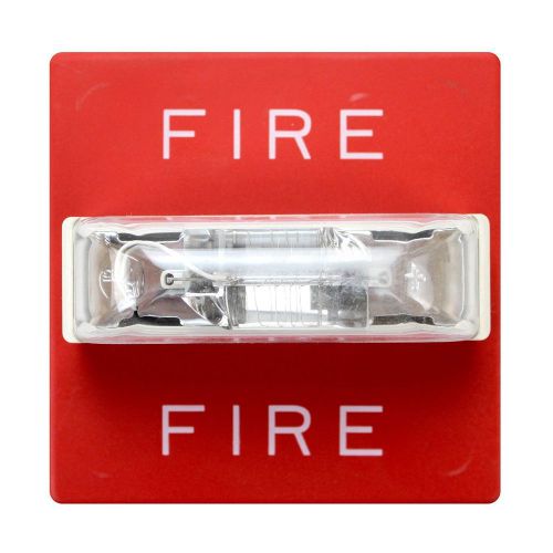 Wheelock 129400 rss-24mcw-fr-ul/ulc 24vdc wall mount fire alarm strobe for sale