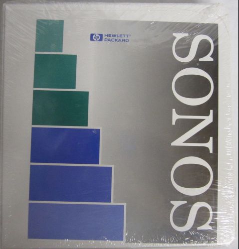New/sealed! hewlett packard sonos 5500 user&#039;s guide binder manual for sale