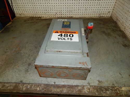 Square d safety switch 100 amp 600 vac for sale