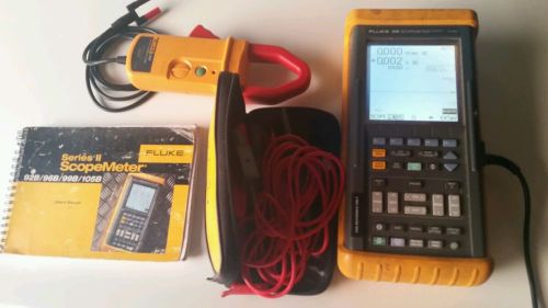 Fluke 99B and FLUKE I410 AC/DC Current Clamp Meter (GCE012424) w/ ALL the EXTRAS