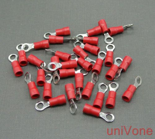 INSULATED #8 RING TERMINAL CRIMP AWG22/16 CONNECTOR.100pcs