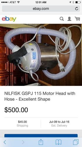 NILFISK GSPJ 115 Motor Head with Hose - Excellent Condition
