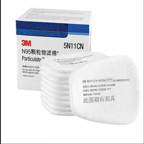 New 10pcs 5N11 N95 Cotton Filter 3M6100/6200/6800/7501/7502 Respirator Gas Mask