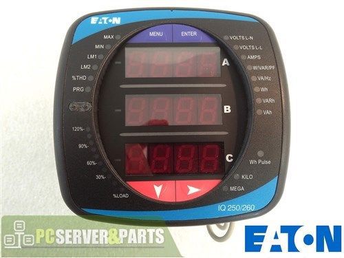 Eaton automation iq 250/260 iq260ma65100 power quality meter for sale