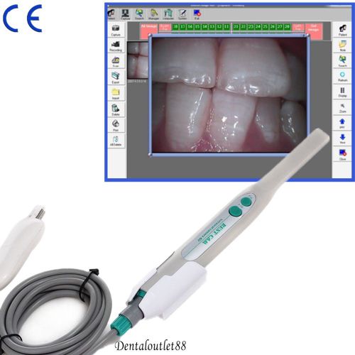 1/4&#034; sony ccd 4 mega pixels dental intraoral intra oral camera usb 2.0 ce&amp;fda ca for sale