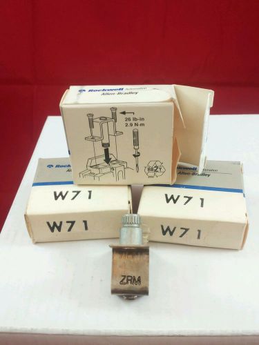 Lot of 3 allen bradley w71 overload relay heater element new in box for sale