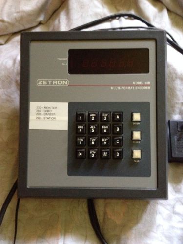 Zetron Model 15B Muti Format-Encoder 901-9313 Serial #SN119526