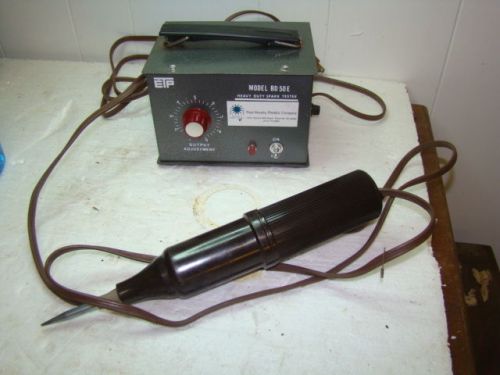 ETP MODEL BD 50 E HEAVY DUTY SPARK TESTER  ELECTRO-TECHNIC PRODUCTS