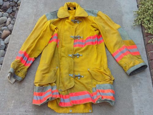 Janesville Lion Firefighter Bunker Turnout Jacket Coat NO Liner Size 46-35R