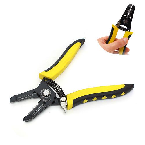Multifunction Cable Wire Stripper 7&#034; Stripping Cutting Hand Tool Cutter Plier