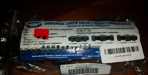 New superior pump Universal Check Valve 99555