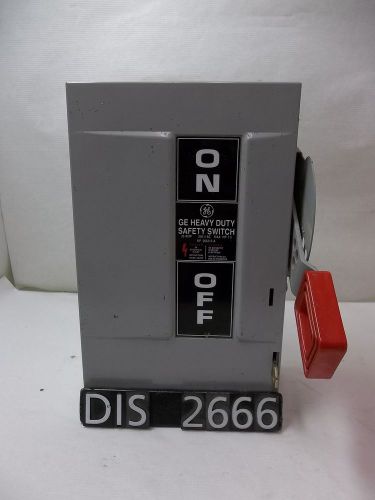 GE 240 Volt 30 Amp Fused Disconnect (DIS2666)