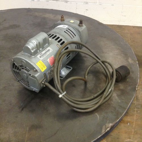 Gast mfg vacuum pump 0823-v131q-g608x used #69296 for sale