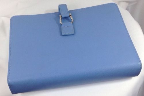 Franklin covey 365 7 1&#034; ring planner/organizer in periwinkle excellent! for sale