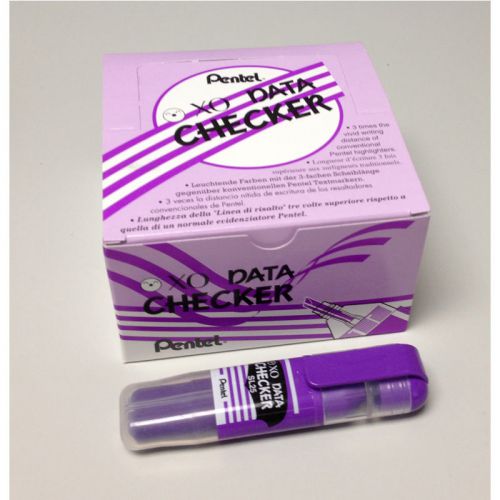 Pentel SL25 XO Data Checker Bulk Pack (12pcs) - Violet Ink