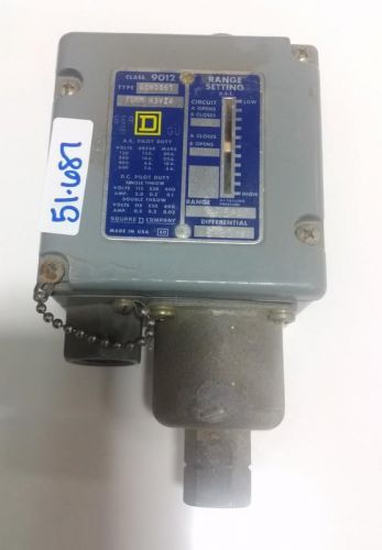 SQUARE D PRESSURE SWITCH CLASS 9012 ACW5S6 SER B