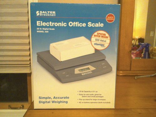 SALTER Brecknell Electronic Office Scale, 25 lb., 5-1/4 x 8-1/8 inches