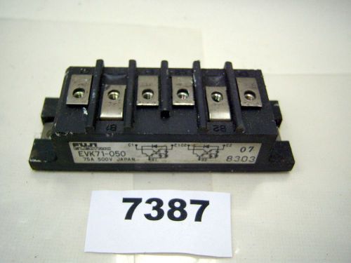 (7387) fuji power block 500v 75a evk71-050 for sale