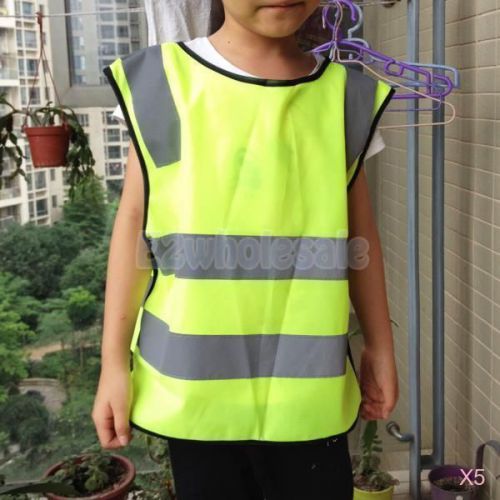5x magideal children night walking safety waistcoat vest grey reflective strips for sale
