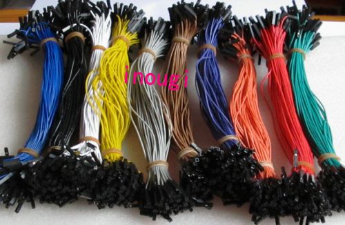 10color 20cm 2.54mm 1p female to female Dupont Wire Jumper cord For Arduino 40pc
