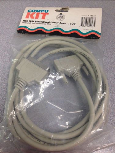 IEEE 1284 Bidirectional Printer Cables DB25 Male to centronics 36 Male