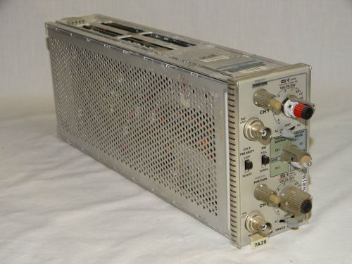 TEK TEKTRONIX 7000 Series 7A26 Dual Trace Amplifier, UNTESTED, AS-IS