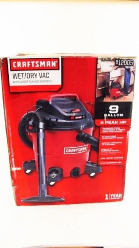 Craftsman 9 Gallon 4 Peak HP Wet/Dry Vac Model: 912005