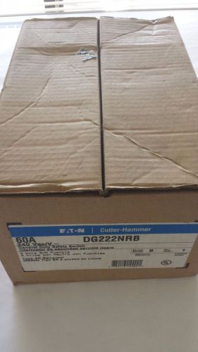 Cutler hammer / eaton safety disconnect switch dg222nrb for sale