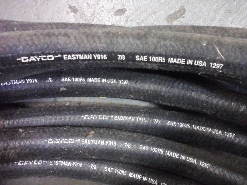 Dayco/Eastman Y916 Hose hydraulic air 7/8&#034; 800 psi SAE100R5 225-16 made in USA