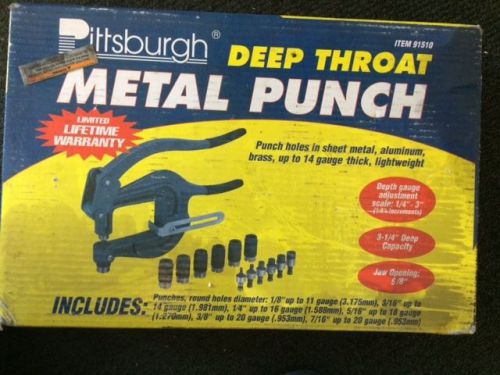 Deep throat metal punch 91510