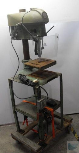 Delta rockwell 6-225 speed drill press &amp; work shelf for sale