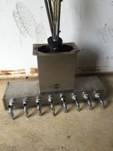 Perlick Draft Beer Stainless Steel Eight Tap Tower Glycol Ready