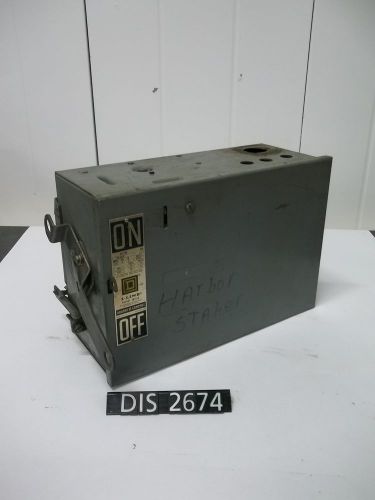 Square d 600 volt 100 amp fused i-line bus plug (dis2674) for sale