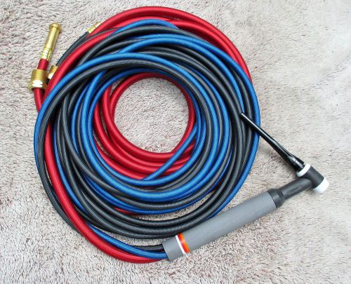 Lincoln electric tig torch k1784-2 water cooled 25 foot ptw-18 braided torch tig for sale